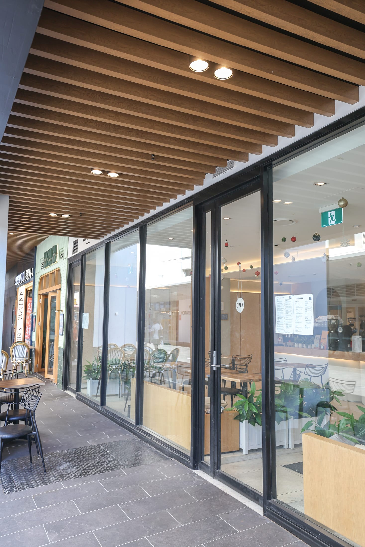 Redfern commercial timber-look batten facade — photo 4