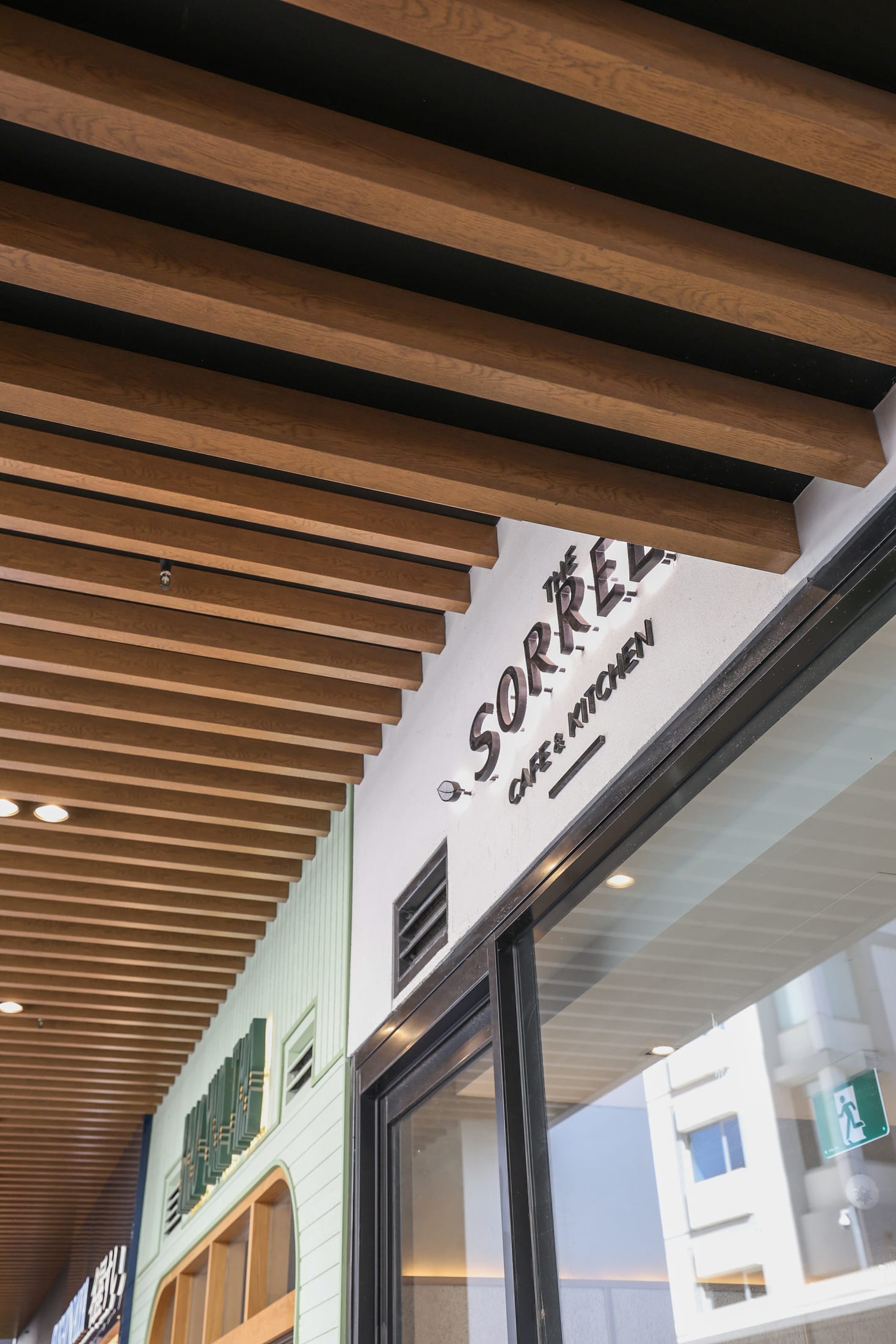 Redfern commercial timber-look batten facade — photo 5